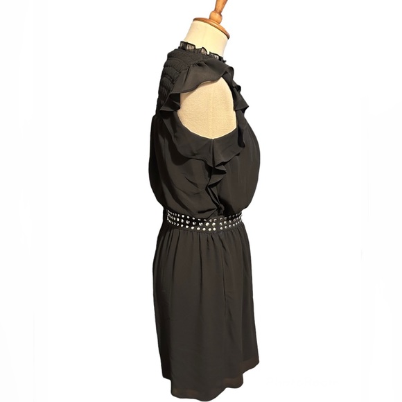 Michael Kors Studded Waist Ruffled Dress - Picture 7 of 11